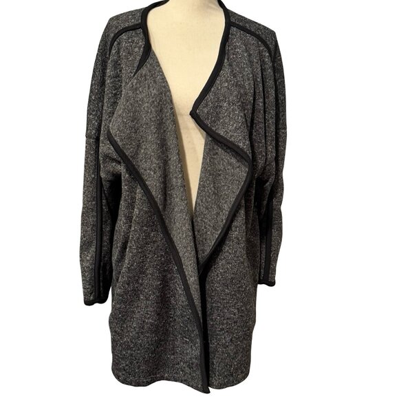 Banana Republic Black & Gray Cardigan Size XXL - Picture 1 of 4